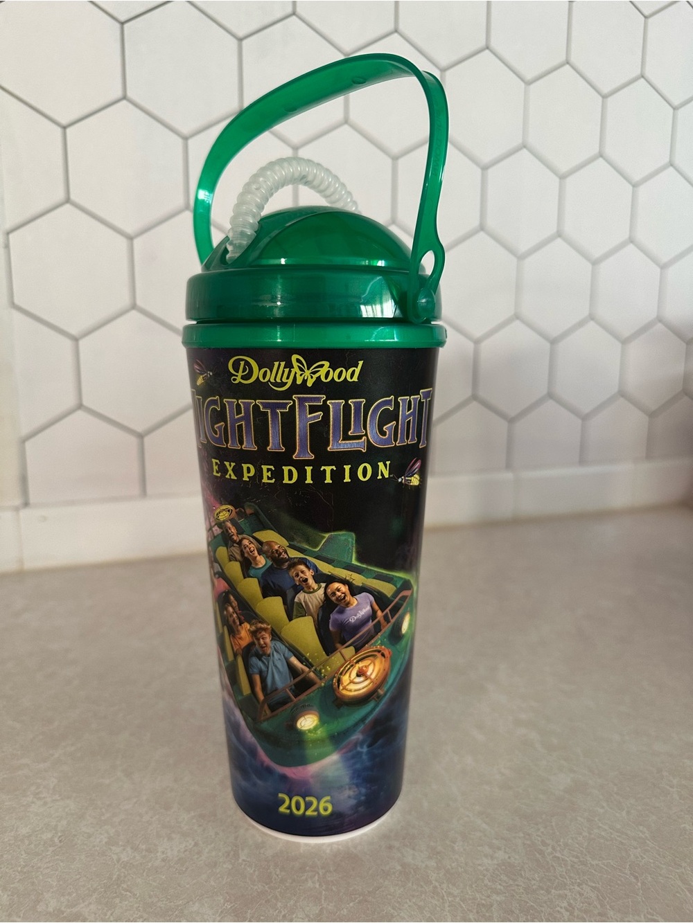 Dollywood Night Flight Expedition 2026 Green Travel Cup